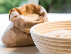 9" Inch Round Banneton Proofing Basket for Artisan Bread And Dough. E-Book Included With Instructions, Ideas And... N8