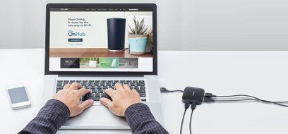 TP-LINK UH400 4-Port USB 3.0 Hub, 5Gbps Transfer Rate, No drivers required for Windows 10/8.1/8/7/Vista/XP or... N10