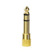 VCE (5-PACK) Gold Plated 6.35mm (1/4 inch) Male to 3.5mm(1/8 inch) Female Stereo Jack Adapter N2