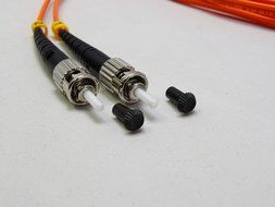 1M Multimode Duplex Fiber Optic Cable (62.5/125) - LC to ST N4
