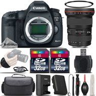 Canon EOS 5D Mark III DSLR Full Frame 22.3MP Camera + Canon EF 16-35mm f/2.8L II USM Lens + 64GB Storage + Wrist...