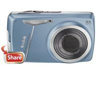 Kodak Easyshare M550 12 MP Digital Camera with 5x Wide Angle Optical Zoom and 2.7-Inch LCD (Blue) N3