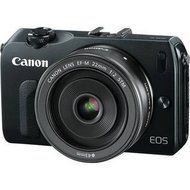 Canon EOS M 18.0 MP Compact Systems Camera with EF-M18-55mm IS, 22mm f/2 STM Lens and Speedlite 90EX Flash Black N2
