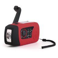Solar LED Flashlight, OUTAD Portable Hand Crank Self Powered Emergency Radio with 2000mAh Smart Phone Charger,... N7
