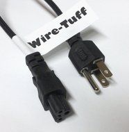 'Wire-Tuff' - Mickey Mouse 3-Prong Standard USA 6 foot C5 A/C Power Cable / Cord for Laptops &amp; other Electronics. &hellip; N2