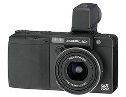 Ricoh Caplio GX100 10MP Digital Camera with 3x Wide Angle Zoom Lens and VF1 Removable LCD Viewfinder N2