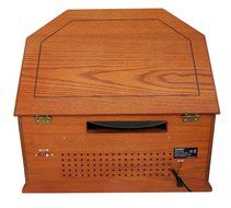 8-in-1 Boytone BT-25CB with Bluetooth Connection Natural Wood Classic Turntable Stereo System, Vinyl Record Player... N6