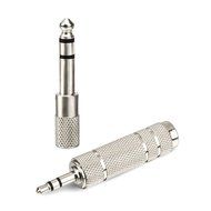 eBoot Headphone Adapter 6.35 mm (1/ 4 Inch) Male to 3.5 mm Female Stereo Adapter Plus 3.5 mm Stereo Male to 6.35... N2