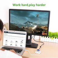 Mini DP to HDMI VGA Adapter,CableDeconn Multi-Function Mini DisplayPort (Compatible Thunderbolt) to HDMI VGA Converter... N6
