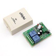 eMylo&reg; DC 12V 2CH 433Mhz RF Wireless Relay Remote Control Light Momentary Switch Transmitter with Receiver N6