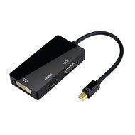 OMorc 3-in-1 Mini DisplayPort (Thunderbolt) to DVI VGA HDMI TV Adapter Cable for Apple iMac and MacBook Surface... N8