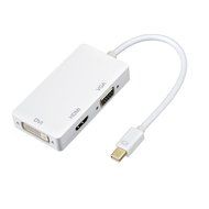 OMorc 3-in-1 Mini DisplayPort (Thunderbolt) to DVI VGA HDMI TV Adapter Cable for Apple iMac and MacBook Surface... N10