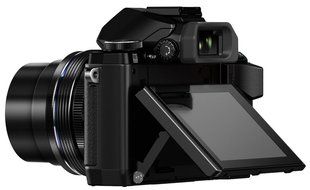 Olympus OM-D E-M10 Compact System Camera with 14-42mm EZ Lens Kit (Black) - International Version (No Warranty) N2