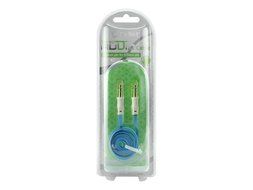 3.4 FT Audio Cable for Apple and Android Smartphones/Tablets/MP3 Players &ndash; Tangle Free Flat Wire - 3.5mm Gold... N10