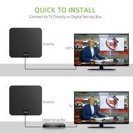 Pictek HDTV Antenna, Indoor Digital TV Antenna 35Miles, with Al Material for Signal Reception N2