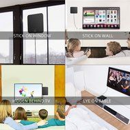 Pictek HDTV Antenna, Indoor Digital TV Antenna 35Miles, with Al Material for Signal Reception N3