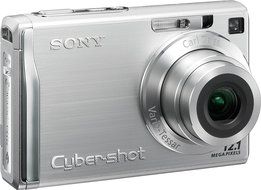 Sony Cybershot DSCW200 12.1MP Digital Camera with 3x Optical Zoom and Super Steady Shot N3