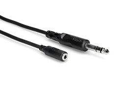 Hosa MHE-325 3.5 mm TRS to 1/4 inch TRS Headphone Adaptor Cable, 25 feet