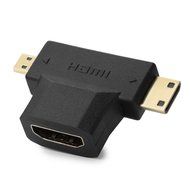 Aurum Cables Right Angle L Shape HDMI Male to HDMI Female Adapters - Black - Pack of 5 + 3 Cable Ties N23