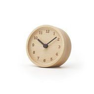 Lemnos MUKU Wooden Desktop Clock Beech N2