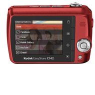 Kodak Easyshare C142 10 MP Digital Camera with 3xOptical Zoom and 2.5-Inch LCD (Red) N2