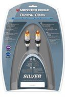 Monster Silver Advanced Performance Digital Coax Audio Cable - 8 ft.