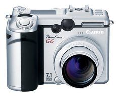 Canon PowerShot G6 7.1MP Digital Camera with 4x Optical Zoom N5