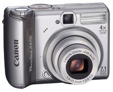 Canon PowerShot A570IS 7.1MP Digital Camera with 4x Optical Image Stabilized Zoom (OLD MODEL) N3