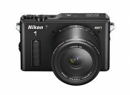 Nikon mirrorless single-lens camera Nikon1 AW1 waterproof zoom lens kit black N1AW1LKBK [International Version... N5