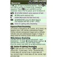 PhotoBert Photo CheatSheet for the Nikon D3s Digital SLR Camera N3