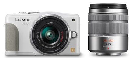 Panasonic Lumix Mirrorless Interchangeable Lens Camera Lumix Gf6 Double Zoom Lens Kit Standard Zoom Lens / Telephoto... N2