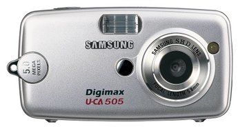 Samsung Digimax U-CA 505 5MP Digital Camera with 5x Digital Zoom (Silver) N2