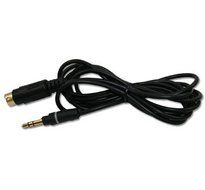 GROM Audio 35MDN AUX MiniDin to 3.5mm audio cable, 5FT