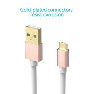 AIFFECT 4 Pack High Speed Micro USB 2.0 Cable Sync Data and Charging Cord for Samsung, HTC, Motorola, Nokia, Android...