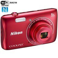 Nikon COOLPIX S3700 Digital Camera with 8x Optical Zoom and Built-In Wi-Fi (Pink) N8
