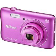 Nikon COOLPIX S3700 Digital Camera with 8x Optical Zoom and Built-In Wi-Fi (Pink) N14