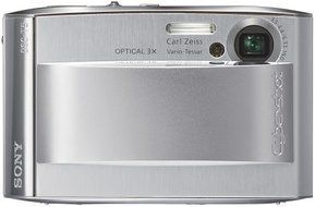 Sony Cybershot DSCT5 5.1MP Digital Camera with 3x Optical Zoom (Silver) N7