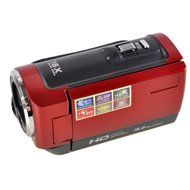 PowerLead CAM06 720P 16MP 2.7-Inch TFT LCD 16x Zoom DV DVR Digital Video Camcorder - Black and Red N11