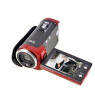 PowerLead CAM06 720P 16MP 2.7-Inch TFT LCD 16x Zoom DV DVR Digital Video Camcorder - Black and Red N12