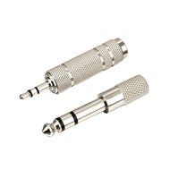 eBoot Headphone Adapter 6.35 mm (1/ 4 Inch) Male to 3.5 mm Female Stereo Adapter Plus 3.5 mm Stereo Male to 6.35... N3