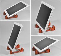 double angel billet stand for smart phone tablet orange N2