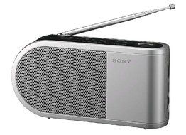 Sony All in One Compact Design Pocket Size Portable AM/FM Radio with Built-in Speaker, Earphone Jack, LED Tuning... N4