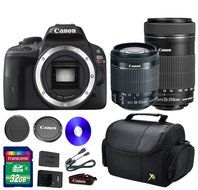 Deluxe Kit For SL1DSLR Camera +18-55mm IS STM Lens +EF-S 55-250mm f/4-5.6 IS STM Lens + 32 GB SDHC Memory Card...