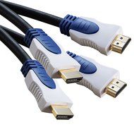 A-Best 4K*2K 28AWG HDMI Cable Supports Ethernet, 2.0v 1.4v 1.3v 3D and Audio Return 3 Feet/1 Meter( 2-Pack), Blue... N4