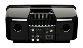 Boston Acoustics Duo-I Plus iPhone/iPod Dock AM/FM Stereo Radio and Clock Functions (Gloss Black) (Discontinued...