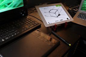 double angel billet stand for smart phone tablet silver N4