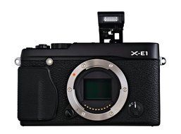 Fujifilm X-E1 16.3 MP Compact System Digital Camera with 2.8-Inch LCD - Body Only (Silver) N6