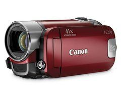 Canon FS200 Flash Memory Camcorder w/41x Advanced Zoom (Misty Silver) - 2009 MODEL (Discontinued by Manufacturer) N4