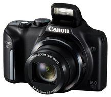 Canon PowerShot SX170 digital camera wide angle 28mm optical 16x zoom PSSX170IS - International Version (No Warranty) N6