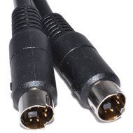 kenable 6 Pin Mini Din Plug to 6 Pin Mini Din Plug Audio Video Cable 1.5m (~5 feet)